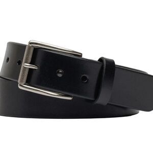 W. Kleinberg Black Leather Belt with Timeless Elegance